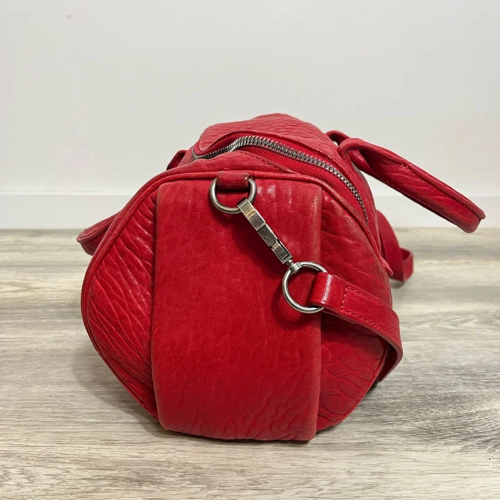 Alexander Wang Red Rockie Crossbody Satchel Bag - Picture 2 of 16